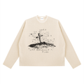 CROSS LONG-SLEEVE WAFFLE TSHIRT