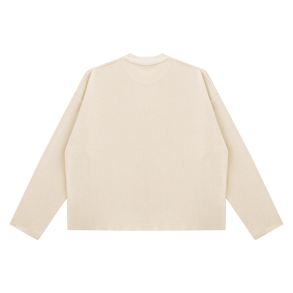CROSS LONG-SLEEVE WAFFLE TSHIRT