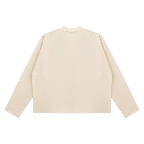CROSS LONG-SLEEVE WAFFLE TSHIRT